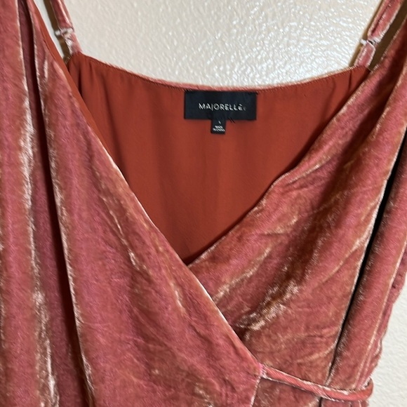 Majorelle Pink Wrap Spaghetti Strap Mini Dress - Picture 4 of 9